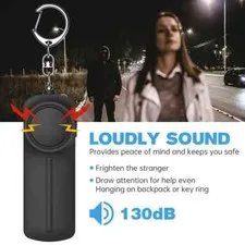 Personal Security Alarm Self Defense Great For Women, Kids or Elderly People