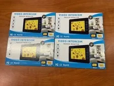 (4) BEC MT-7W 7-Inch Color Video Intercom Monitors|Bulk Lot Multi-Tenant System