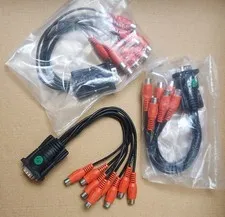 3x Original GeoVision Audio Cables for 40-AEX16-100 and GV-1480,1240,1120 cards