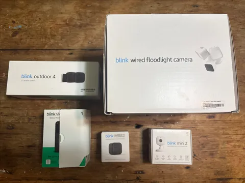 2023 Blink Security System Camera Set, Doorbell Camera, Floodlight, & More