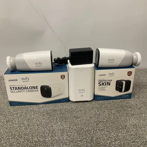 Eufy Camera Lot EufyCam Solo, EufyCam 2 Pro, Homebase 2 + Protective Skins 