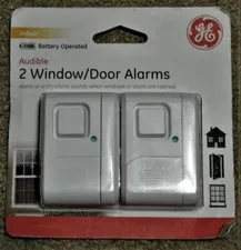 GE - 2 Indoor Window Door Alarm Sensor Model # 36019