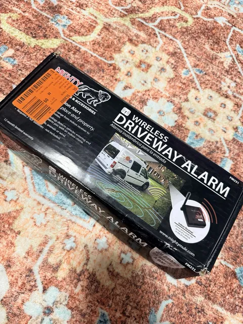 Mighty Mule FM231 Wireless Driveway Alarm Kit Instant Alert Black