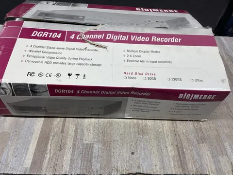 Digimerge DRG104 Digital Video 4 CHANNEL  Recorder NEW FREE FAST SHIPPING