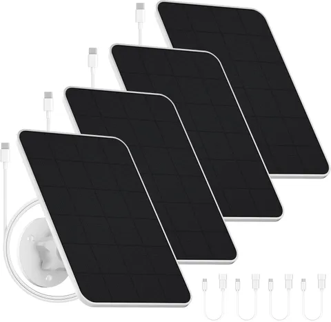 Solar Panel for Eufy Camera,Security Camera, 4W Solar Panels for Eufycam E, 2/2P