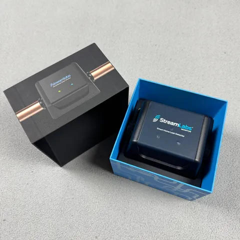 StreamLabs UFMT-1000 Smart Home WiFi Water Monitor Leak Detector System 3/4" 1"