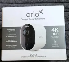 Arlo Ultra 4K 3rd Gen Single Add-On Security Camera Battery Powered, 1-Cam  NEW!