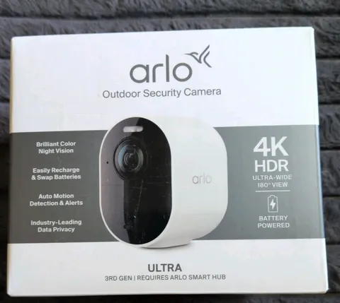 Arlo Ultra 4K 3rd Gen Single Add-On Security Camera Battery Powered, 1-Cam  NEW!