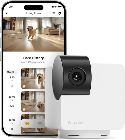 Pan-Tilt Cam 360° View – 1080P HD Dome Camera, Wifi Pet & Home Security, Complet