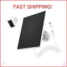 EverExceed 5W Solar Panel Compatible with Wyze Battery Cam Pro, Cam Outdoor V1,