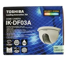 NEW Toshiba IK-DF03A-3.6 Analog Mini-Dome Security Camera 3.6mm Lens NIB