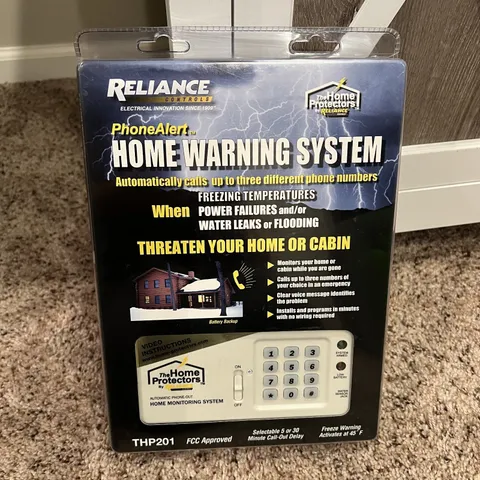 Reliance Phone Alert Home Warning System Freezing Power Failures Water Leaks