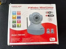 Foscam FI8918W Wireless IP Security Camera Pan Tilt Night Vision w/ Power