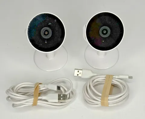 Lot of 2 Aluratek Wi-Fi Smart 1080P Indoor IP Camera - SC-RIPC-8C