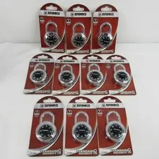 Qty. 10 Brinks Padlock Standard Security 3 Dial Combination Lock  #162-49002