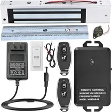 Access Control System with Remote, 600 Lbs Magnetic Door Lock Kit