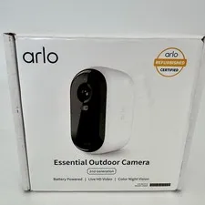 ARLO Essential Outdoor Camera 2nd Gen VMC2050 Open Box