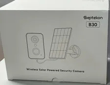 Septekon Security Camera Wireless Outdoor Solar Battery Powered Camera