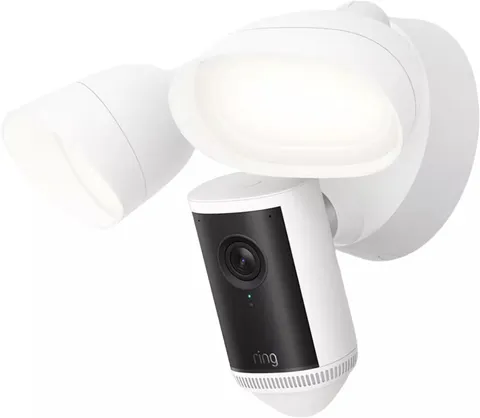 Ring - Floodlight Cam Pro (2nd Gen) Retinal 4K for ultra-clear video, 10x Zoo...