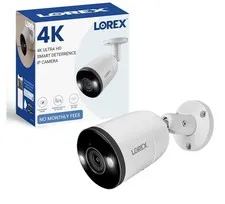 Lorex Indoor/Outdoor 4K IP Security Camera - Add-On Metal Bullet Camera IP67 - .