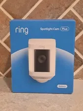 Ring Spotlight Cam Plus, Battery - White