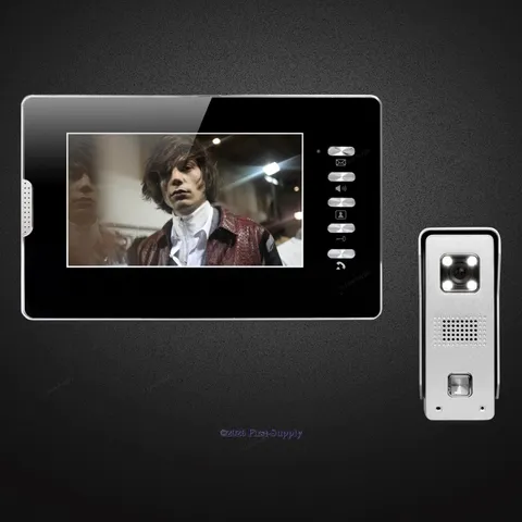 7inch Hands-free Video Door Entry Call System with Mute Mode for Home Security