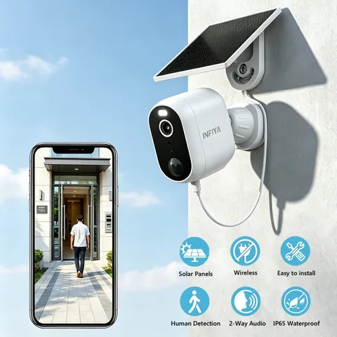 INFIYA Wireless Security Camera System Smart Night Vision Outdoor WiFi Cameras
