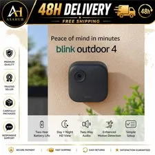 Blink Outdoor 4 Wireless Security Camera 1080p Add-On Night Vision