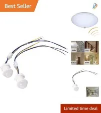 Energy-Saving Infrared Motion Sensor Light Switch for Indoor & Outdoor Use