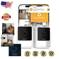 Indoor Wi-Fi Camera 2pk: 1080p HD, Night Vision, Motion Alerts, 2-Way Audio