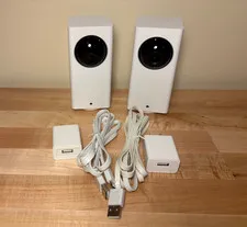 Wyze Pan Cam v1 Wi-Fi Camera WYZECP1 Tilt Zoom 1080p Night Vision - Lot of 2