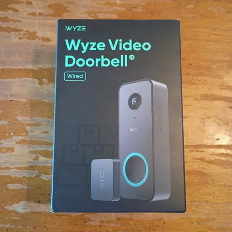 WYZE Doorbell Camera v2, 2K Security Video Doorbell with Color Night Vision NEW
