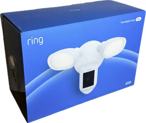 Ring 53-035025 Floodlight Cam Wired Pro 2K Video & Ring Vision White (New)