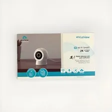 Set of 4 LaView Indoor/Outdoor 2K HD Smart Security Video Cameras BRAND NEW