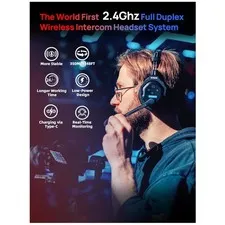 XTALK X2 Intercom System - Noise Cancellation Technology