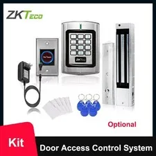 KiT Door Access Control System Zkteco Magnetic Lock, Access ID Card Password. zk