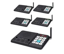 5 PACK  INTERCOM 10 CHANNELS WIRELESS 3 DIGITAL CODES FTAN40A INTERCOM 