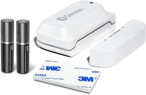 Wireless Window/Door Alert Sensor. Easy Installation (Permanent or Temporary), W