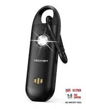 Personal Safety Alarm,Portable Personal Alarm for Women with Flashing Black