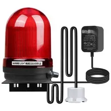 Sump Pump Alarm, High Water Leak Detection, with 110dB Loud Alarm and LED Ind...