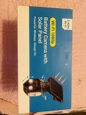 R50 WiFi 1080p Battery Security Camera Solar Panel 2.4GHz PTZ Outdoor