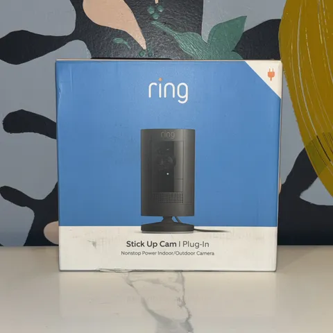 Ring Indoor/Outdoor Stick Up Plug-In HD Security Camera Latest Two-Way Talk 