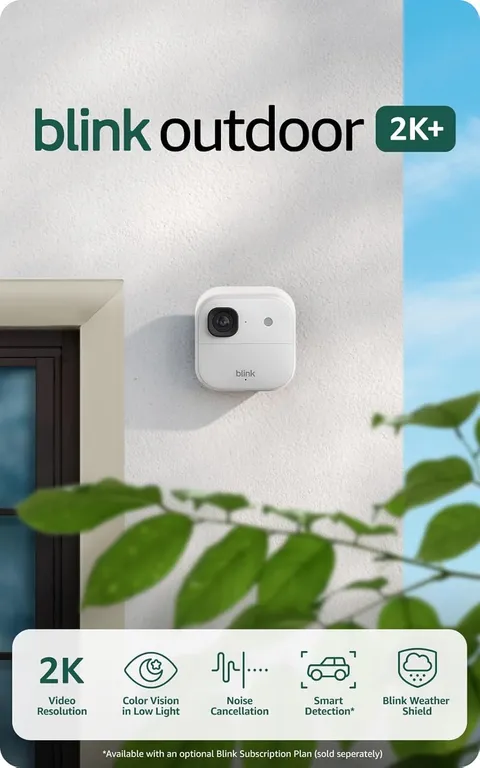 Blink Outdoor 2K+ (Newest Model) — Wireless Smart Security Camera, 2K Video Reso