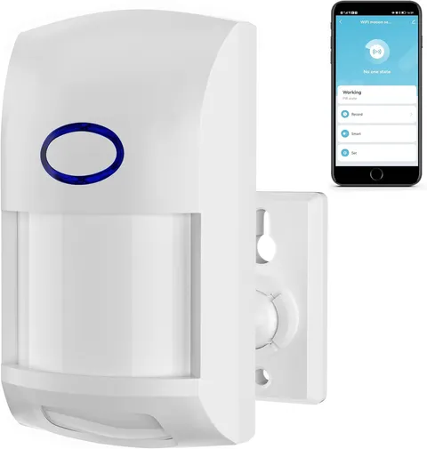 Wireless Smart Motion Sensor: PIR Motion Detector, Wifi Infrared Home Security A