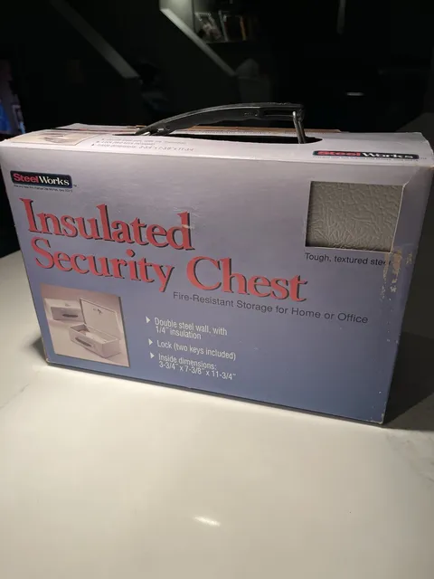NWT Steel Works Fire Resistant Insulated Security Chest