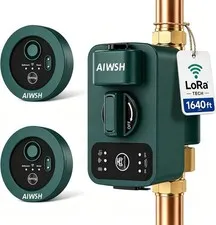 Smart Water Auto Shut Off Valve and Leak Detector, Real-Time Detection