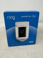 Ring Spotlight Cam Plus, Battery - White