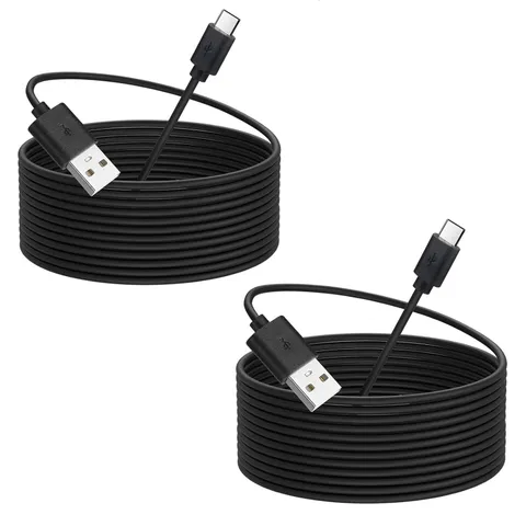 16 ft Power Cord Blink Mini 2, Blink Outdoor 4 Camera, USBC Extension Cable | Fo