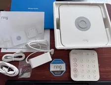 Ring Alarm 2nd Gen Base Station & Keypad NEW Unregistered w/ Power Adapter