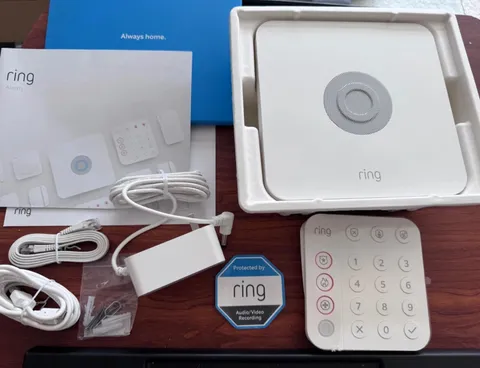 Ring Alarm 2nd Gen Base Station & Keypad NEW Unregistered w/ Power Adapter